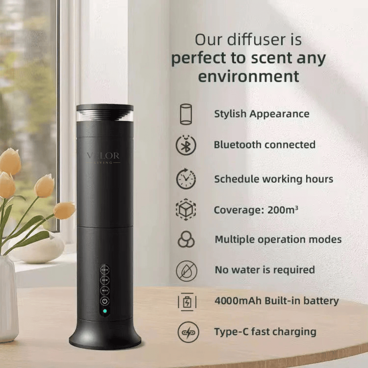 Noirè - Scent Diffuser - Velor Living